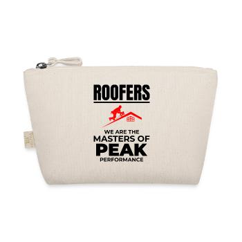 Roofer Roofing Roof Repair Mechanic Contractor - Organic Pouch - nature - Front