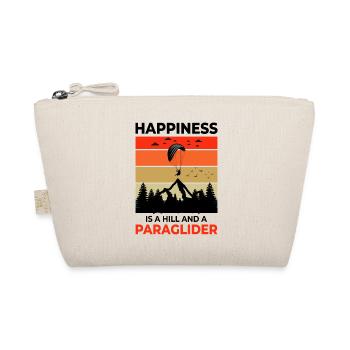 Paragliding Pilot Paraglider Adventures Happiness - Organic Pouch - nature - Front