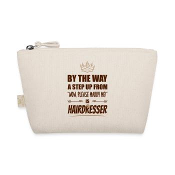 Hairdresser is the most attractive! - Organic Pouch - nature - Front