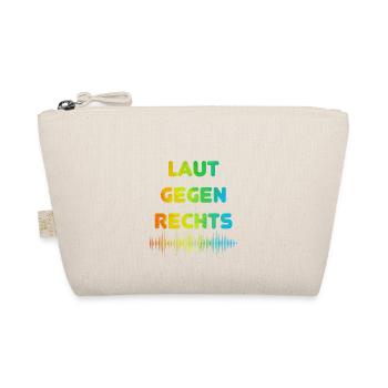 Laut gegen rechts Nr 07 - Bio-Täschchen - Natur - Vorne