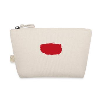 Splashes of Color Blobs splashes of paint Painter Gift - Organic Pouch - nature - Front