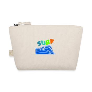 SURFEN. WELLENREITER. WELLENREITER. SPORT. FEIERTAG. REISE. - Bio-Täschchen - Natur - Vorne