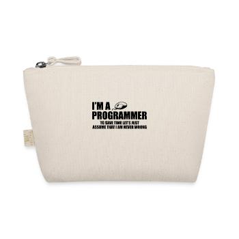 Programmer Programming Informatik Geschenk - Bio-Täschchen - Natur - Vorne