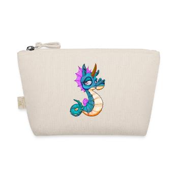 Niedliches Seepferd Einhorn Seepferdchen Geschenk - Bio-Täschchen - Natur - Vorne
