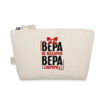 Vera saying in Russian Russia for Russians - Organic Pouch - nature - Front