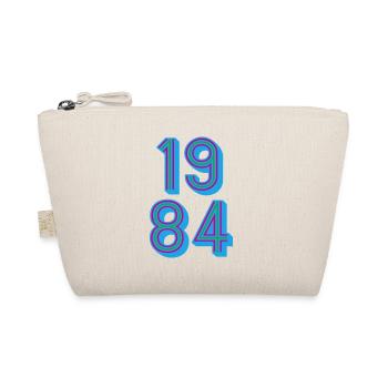 1984 Year of birth | Colors changeable - Organic Pouch - nature - Front