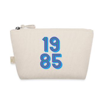 1985 Year of birth | Colors changeable - Organic Pouch - nature - Front
