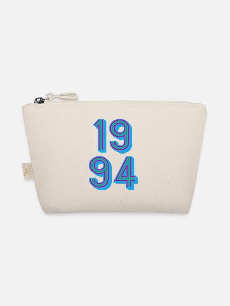 1994 Year of birth | Colors changeable - Organic Pouch - nature - Front
