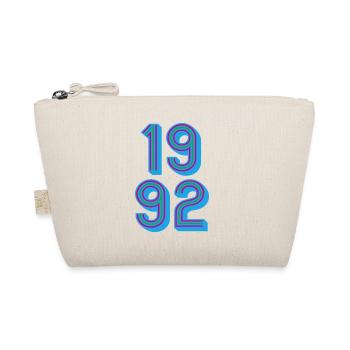 1992 Year of birth | Colors changeable - Organic Pouch - nature - Front