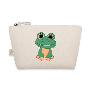 Süßer Frosch - Bio-Täschchen - Natur - Vorne