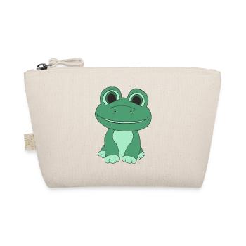 Süßer Frosch - Bio-Täschchen - Natur - Vorne