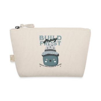 BUILD SNOWY FROST - Bio-Täschchen - Natur - Vorne