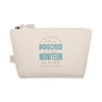 moniteur métier moniteur cadeau homme bogosse - Trousse biologique - nature - Devant