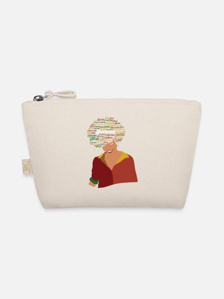 Juneteenth Black History Day Pride Gift - Organic Pouch - nature - Front