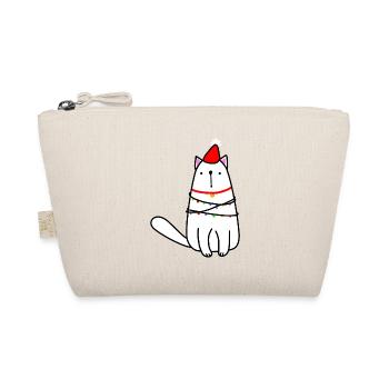 Chat Noël Innocent - Trousse biologique - nature - Devant
