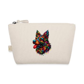 DOG COLORFUL COLORFUL RAINBOW GRAFFITI BLOB - Organic Pouch - nature - Front
