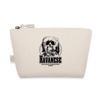 HAVANESE coolest people Hunde Spruch Wilsigns - Bio-Täschchen - Natur - Vorne