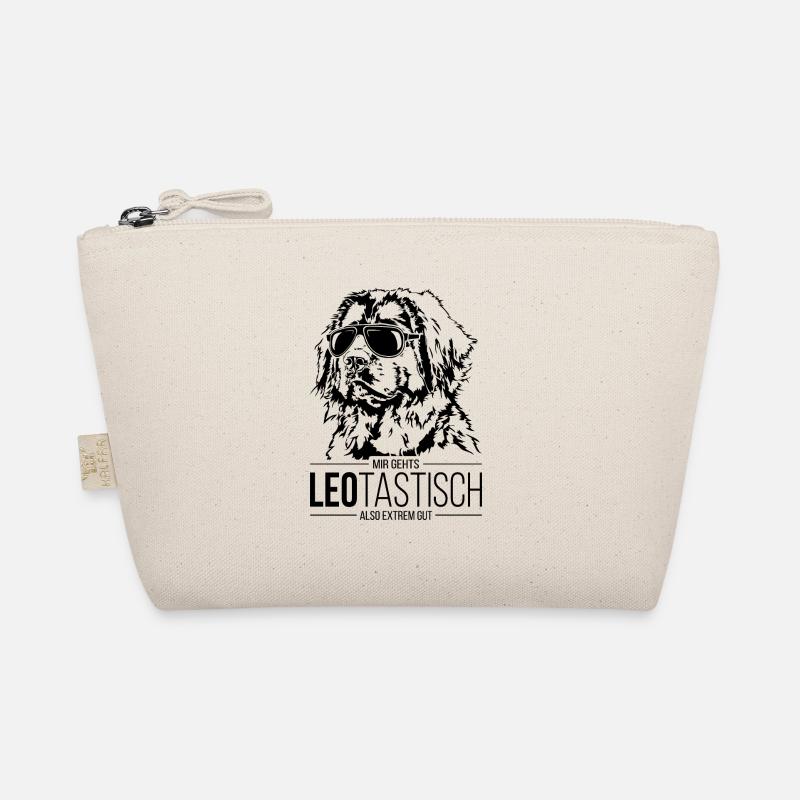LEOTASTISCH Leonberger Spruch Hundespruch Hunde - Bio-Täschchen - Natur