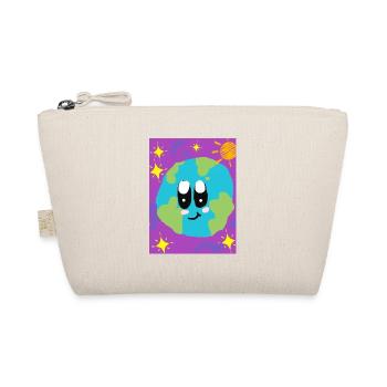 Funny Picture, Happy Earth - Organic Pouch - nature - Front