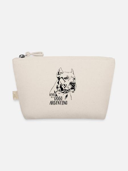 Aimé par un chien Dogo Argentino disant Wilsigns - Trousse biologique - nature