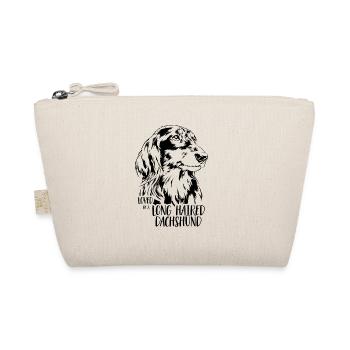Aimé par un teckel à poil long Hundespruch Hunde - Trousse biologique - nature - Devant