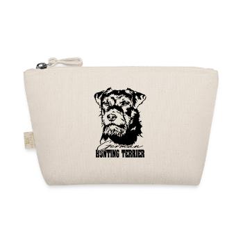 German Hunting Terrier Jagdhunde Portrait Wilsigns - Bio-Täschchen - Natur - Vorne