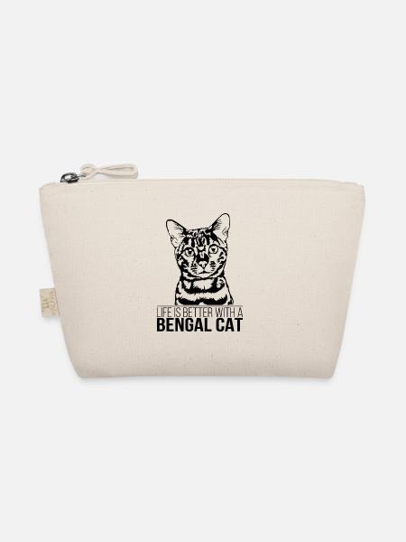 Bengal La vie de chat est meilleure Chats de chat Wilsigns - Trousse biologique - nature - Devant