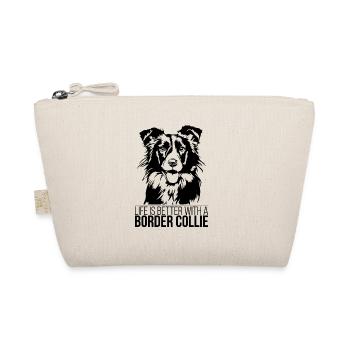 La vie de Border Collie est meilleure Chien Dicton Wilsigns - Trousse biologique - nature - Devant