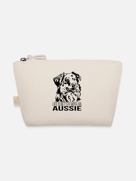 La vie australienne est meilleure Chien Disant Wilsigns - Trousse biologique - nature - Devant