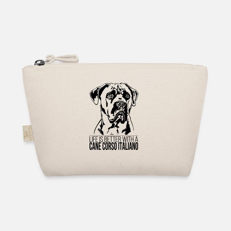 Cane Corso Italiano life is better Hunde Wilsigns Bio-Täschchen