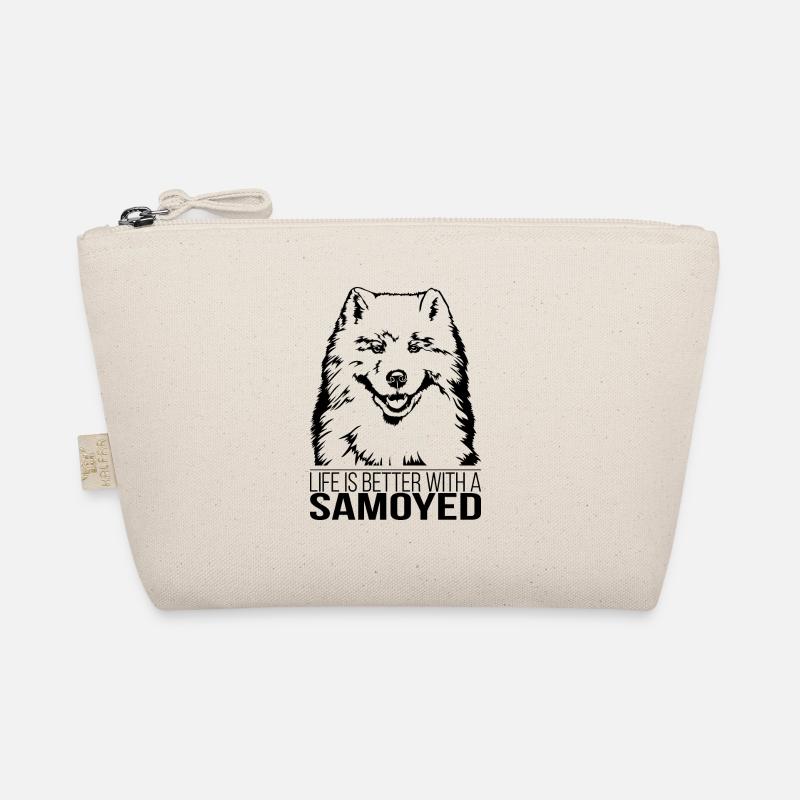 Samoyed life is better Hund Hunde Wilsigns Bio-Täschchen