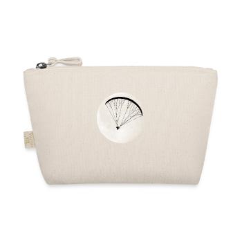 Paragliding paragliding moon gift pilot - Organic Pouch - nature - Front
