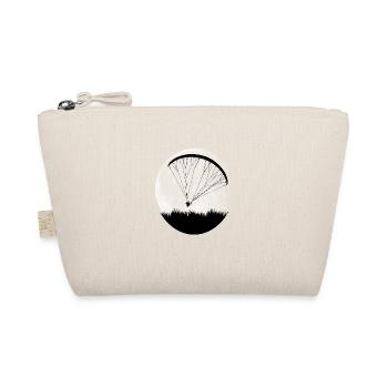 Paragliding paragliding moon gift pilot - Organic Pouch - nature - Front