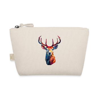 Tête de cerf dans un style polygonal bas - Trousse biologique - nature - Devant