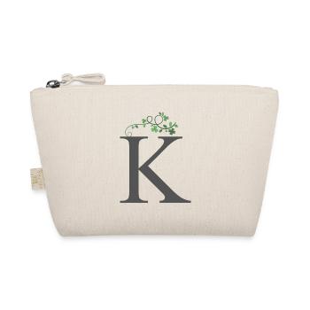 K avec trèfles - Trousse biologique - nature - Devant