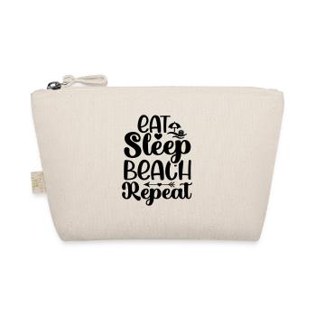 Eat Sleep Beach Repeat - Bio-Täschchen - Natur - Vorne
