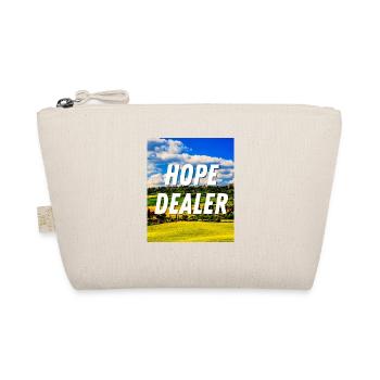Hope Dealer - Christian Quote - Organic Pouch - nature - Front