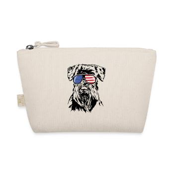 Schnauzer America Flag Lunettes de soleil Wilsigns - Trousse biologique - nature - Devant