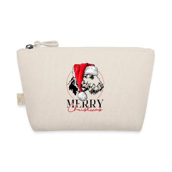 Père Noël Airedale Terrier joyeux Noël Wilsigns - Trousse biologique - nature - Devant