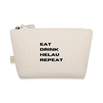 Drink | Helau | Fasching | Lustig | Karneval - Bio-Täschchen - Natur - Vorne