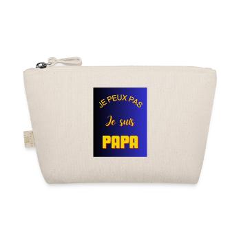 I CAN'T I'M A DAD - Organic Pouch - nature - Front