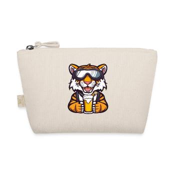 Tiger Après Ski Beer Comic - Organic Pouch - nature - Front