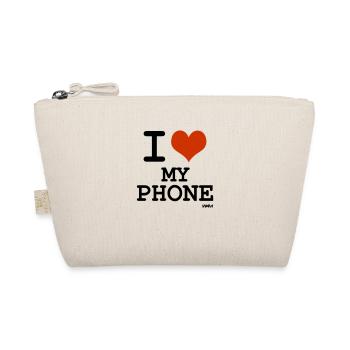 i love my phone by wam - Organic Pouch - nature - Front