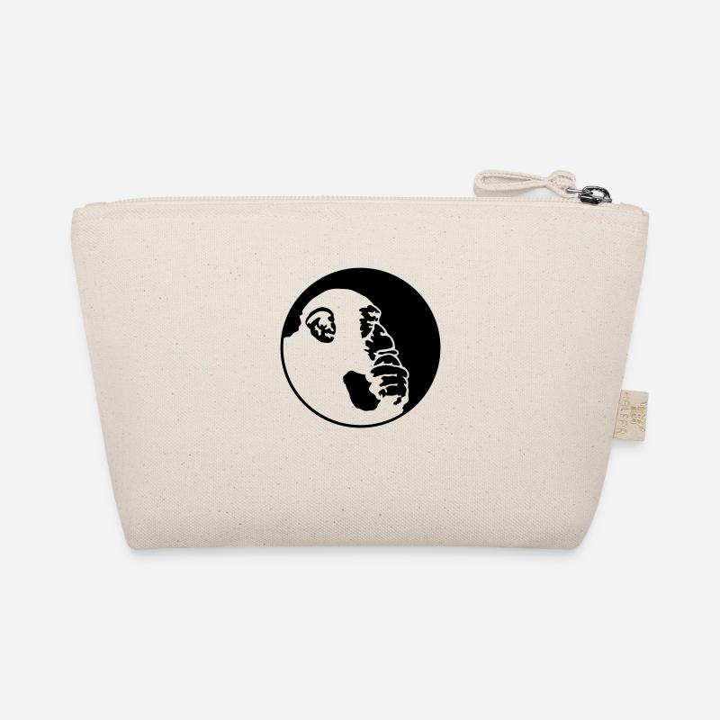 Denkeraffe Pattern Bio-Täschchen