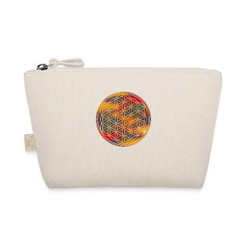 Flower of Life | flower of life | Gold Coloured 2 - Organic Pouch - nature - Front