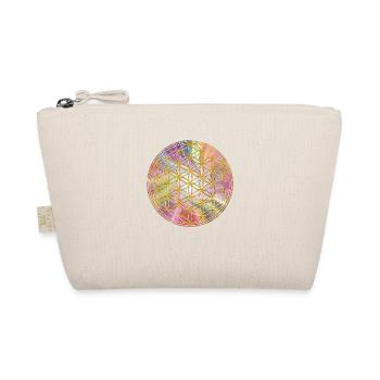Flower of Life | flower of life | Gold Stained 3 - Organic Pouch - nature - Front