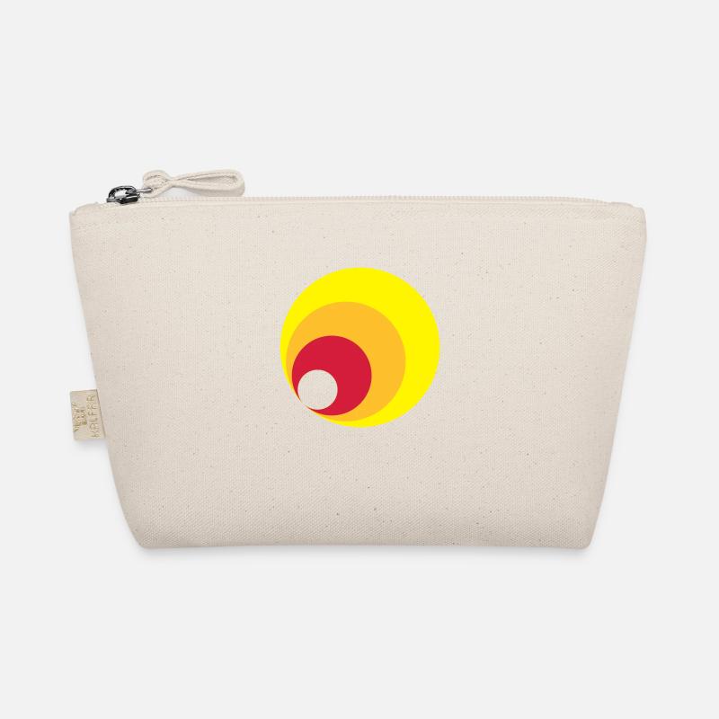 Retro Kreise Bio-Täschchen