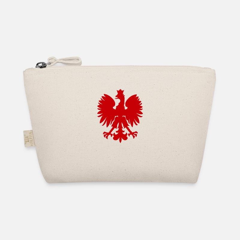 Simple Polish eagle-Red Organic Pouch