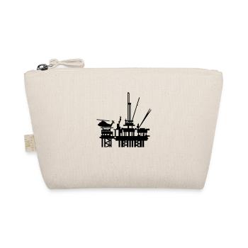 Ölplattform / offshore oil rig (1c) - Bio-Täschchen - Natur - Vorne