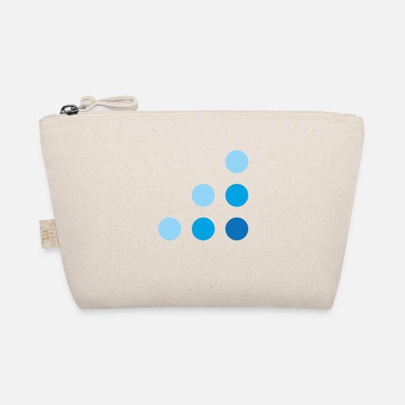 Blue dots 800x800 Bio-Täschchen